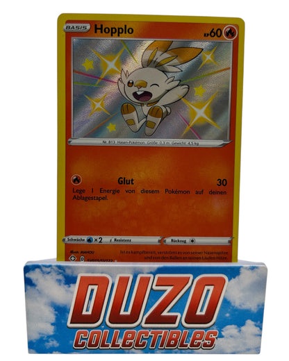 Hopplo Baby Shiny 2021 Pokemon Glänzendes Schicksal No.SV015/SV122