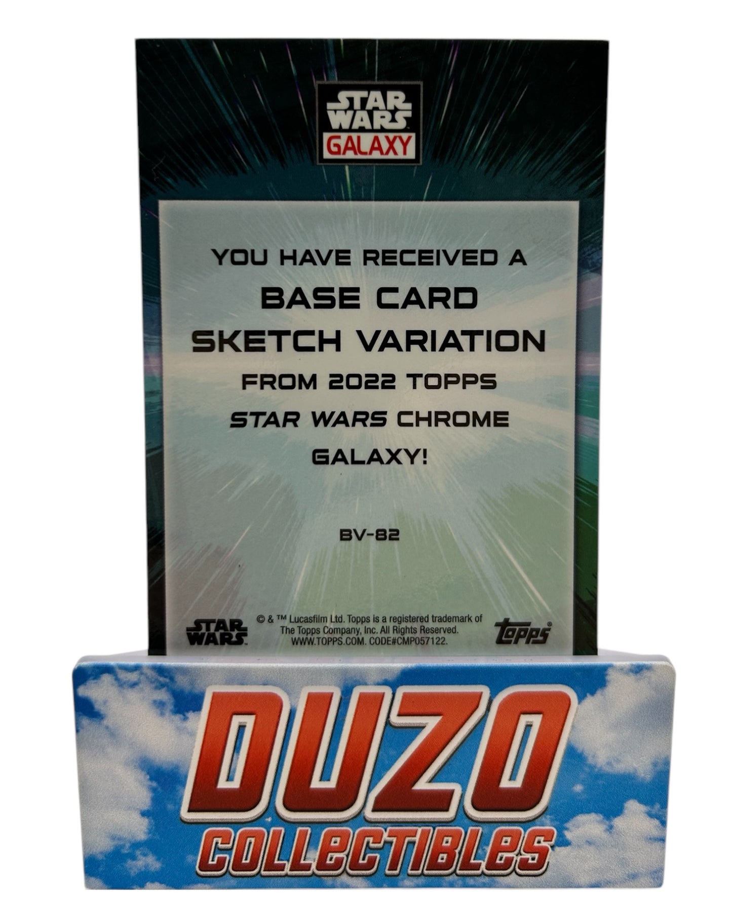 Sketch Card Variation 2022 Topps Star Wars Galaxy No.BV-82