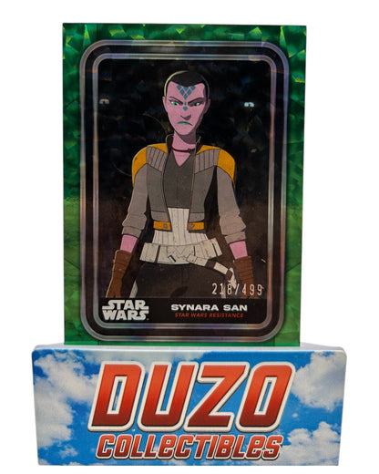 Synara San Green 218/499 2023 Topps Star Wars Flagship No.26