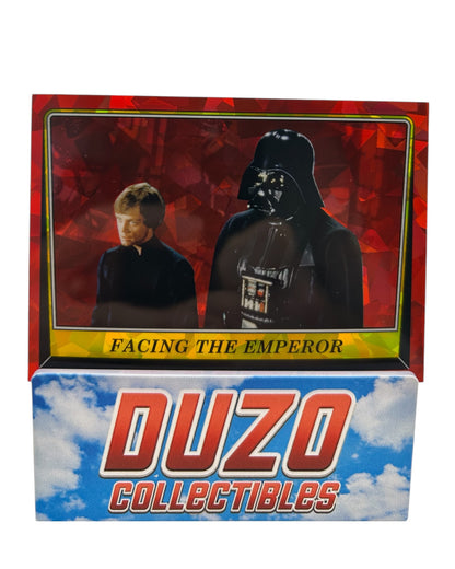Facing the Emperor Red Cracked Ice 2023 Topps Sapphire Return of the Jedi No.116