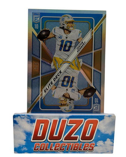 Justin Herbert /5 Elite Deck 2023 Panini Donruss Elite No.ED-3