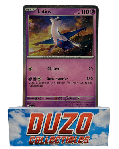 Latios Holo Promo No.073/182 2023 Pokemon 2 Booster Blister