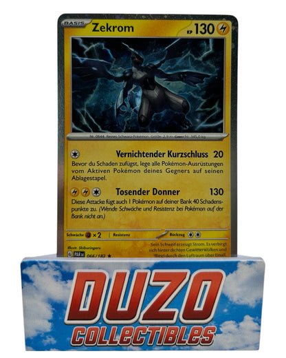 Zekrom Holo Promo No.066/182 2023 Pokemon 2 Booster Blister