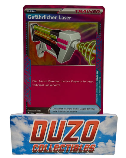 Gefährlicher Laser Trainer 058/064 2024 Pokemon Nebel der Sagen