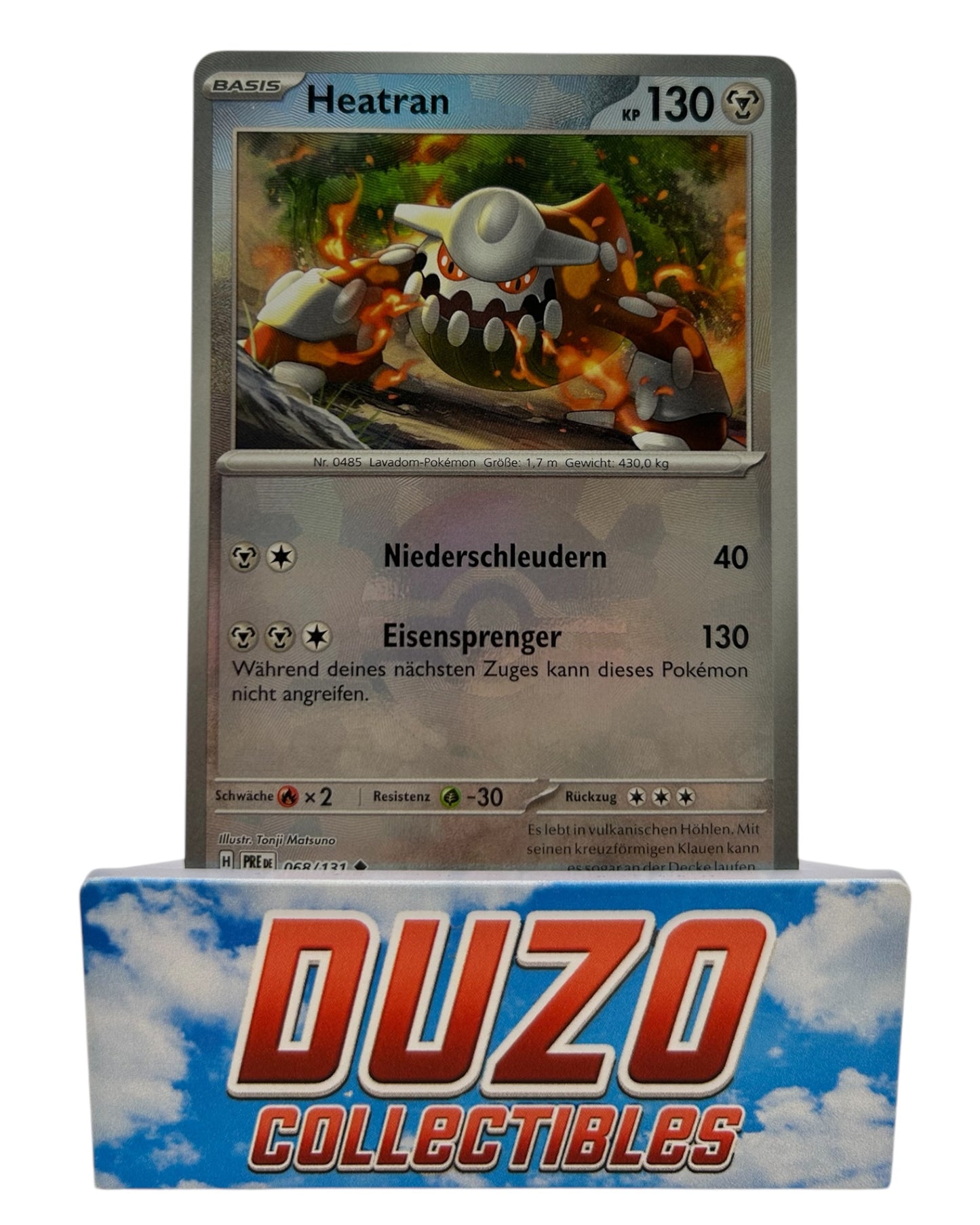 Heatran Pokéball Holo 2024 Pokemon Prismatische Entwicklungen No.068/131