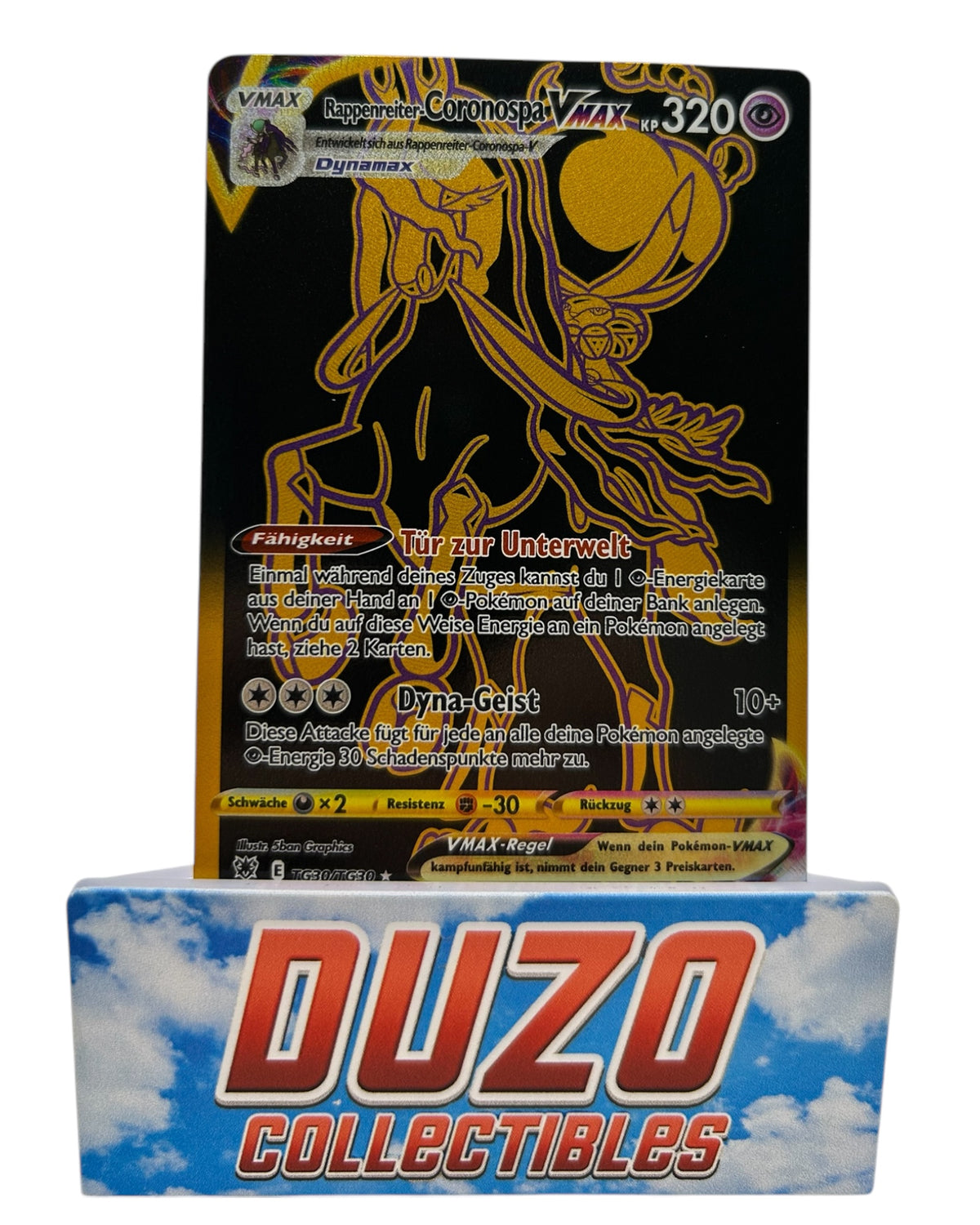 Rappenreiter-Coronospa VMAX Gold 2022 Pokémon Astralglanz No.TG30/TG30