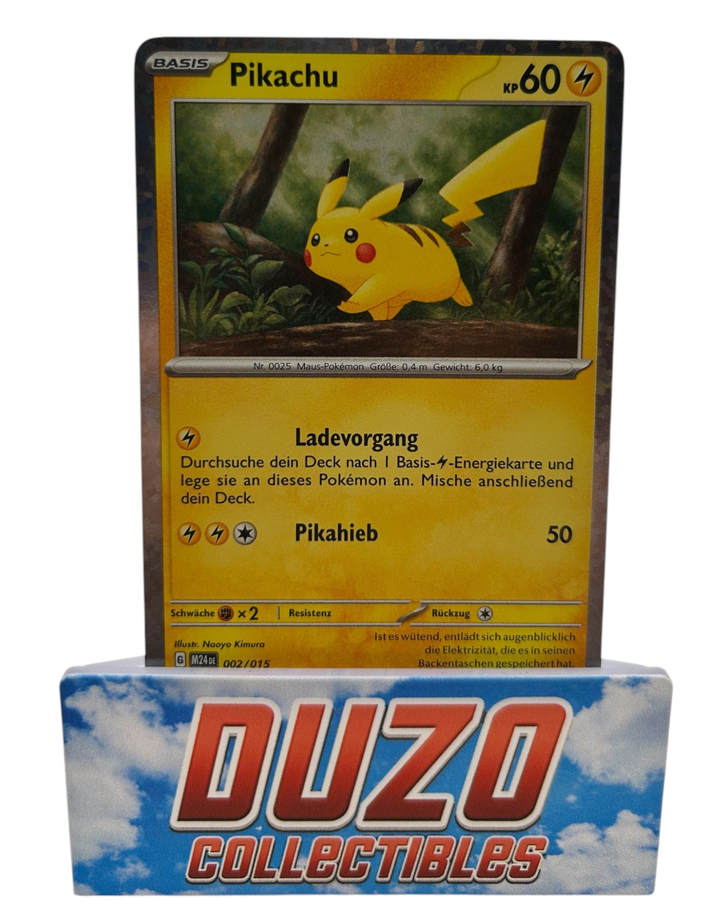 Pikachu Holo 2024 Pokemon McDonalds No.002/015 Duzo Collectibles Pikachu Holo 2024 Pokemon McDonalds No.002/015 Duzo Collectibles