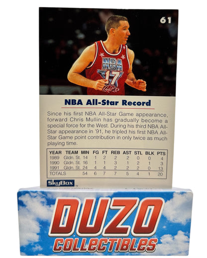 Chris Mullin NBA All-Star Record 1992 Skybox International No.61