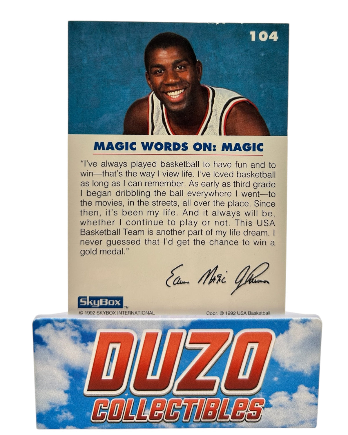 Magic on Magic 1992 Skybox International No.104