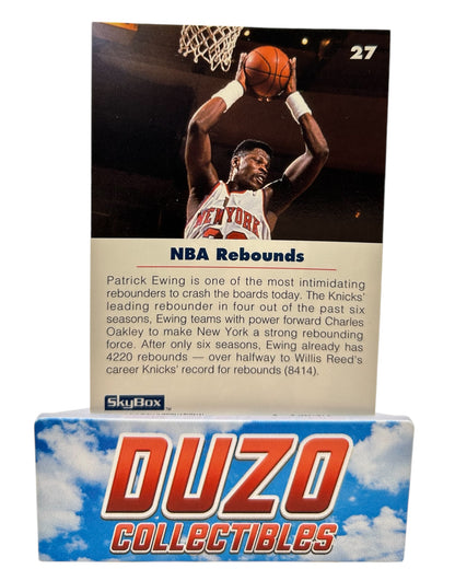 Patrick Ewing NBA Rebounds 1992 Skybox International No.27