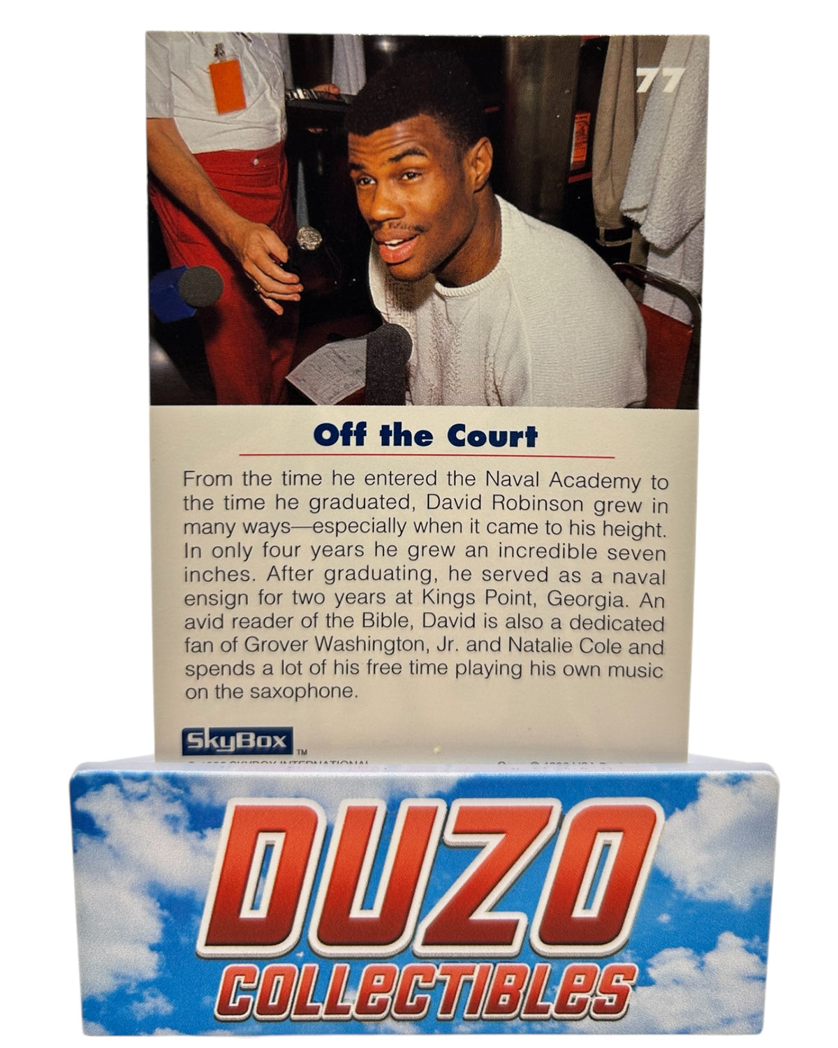 David Robinson NBA Off the Court 1992 Skybox International No.77