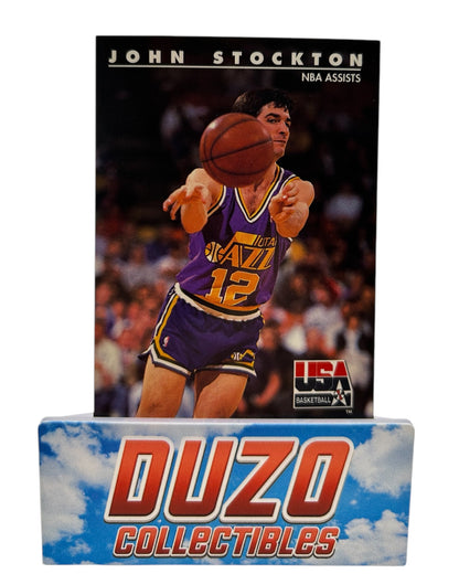 John Stockton NBA Assists 1992 Skybox International No.90