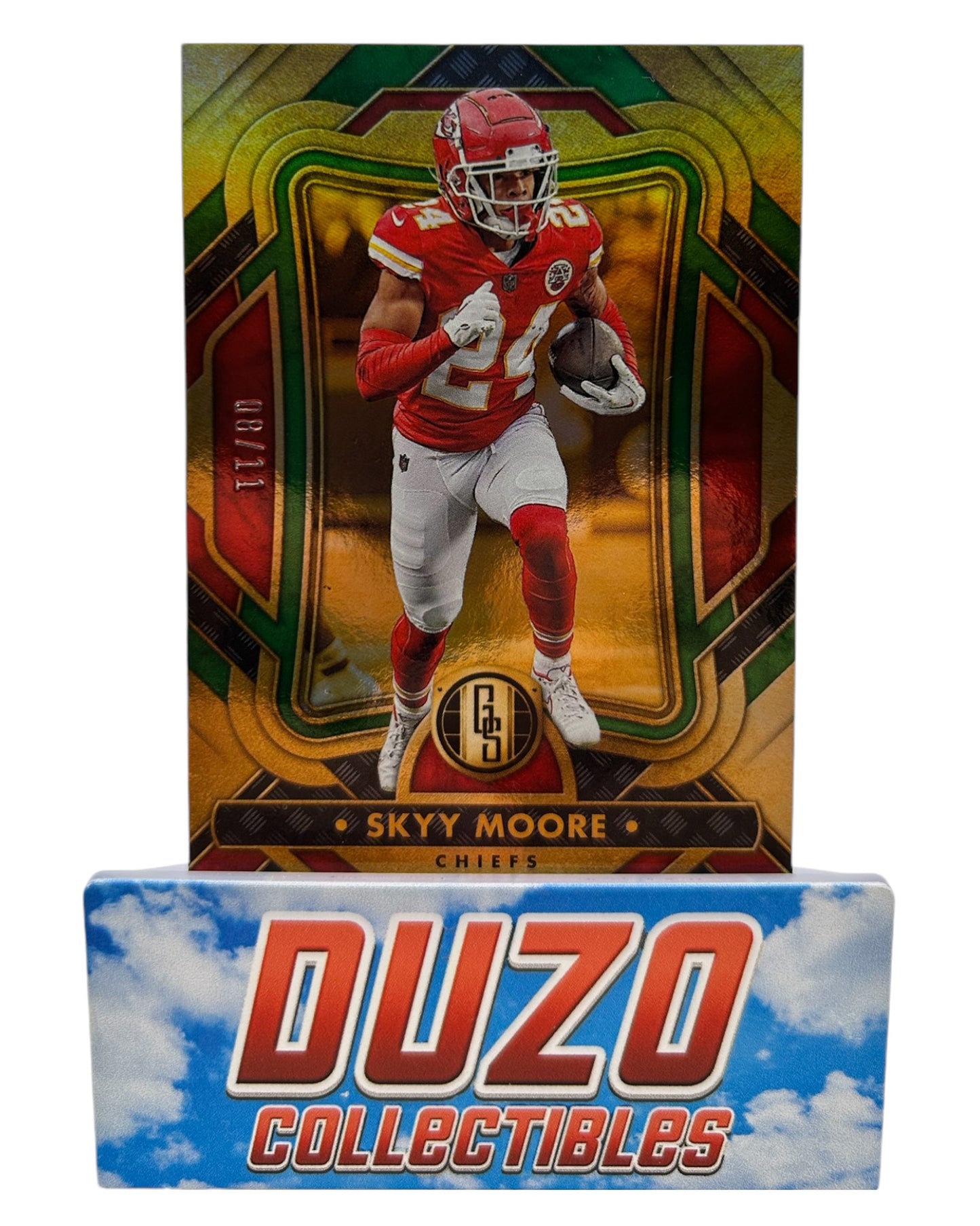 Skyy Moore 2023 Panini Gold Standard 8/11 Packfresh No.60 Kansas City Chiefs