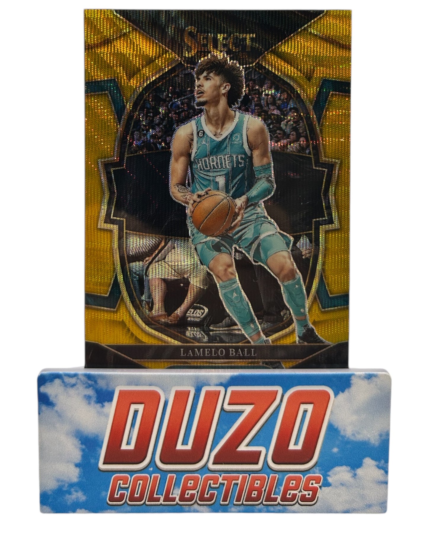 LaMelo Ball Gold /10 Panini Select 2022-23 Concourse No.41