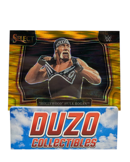 ''Hollywood'' Hulk Hogan Gold Shimmer /10 Ringside Panini Select WWE 2023 No.208