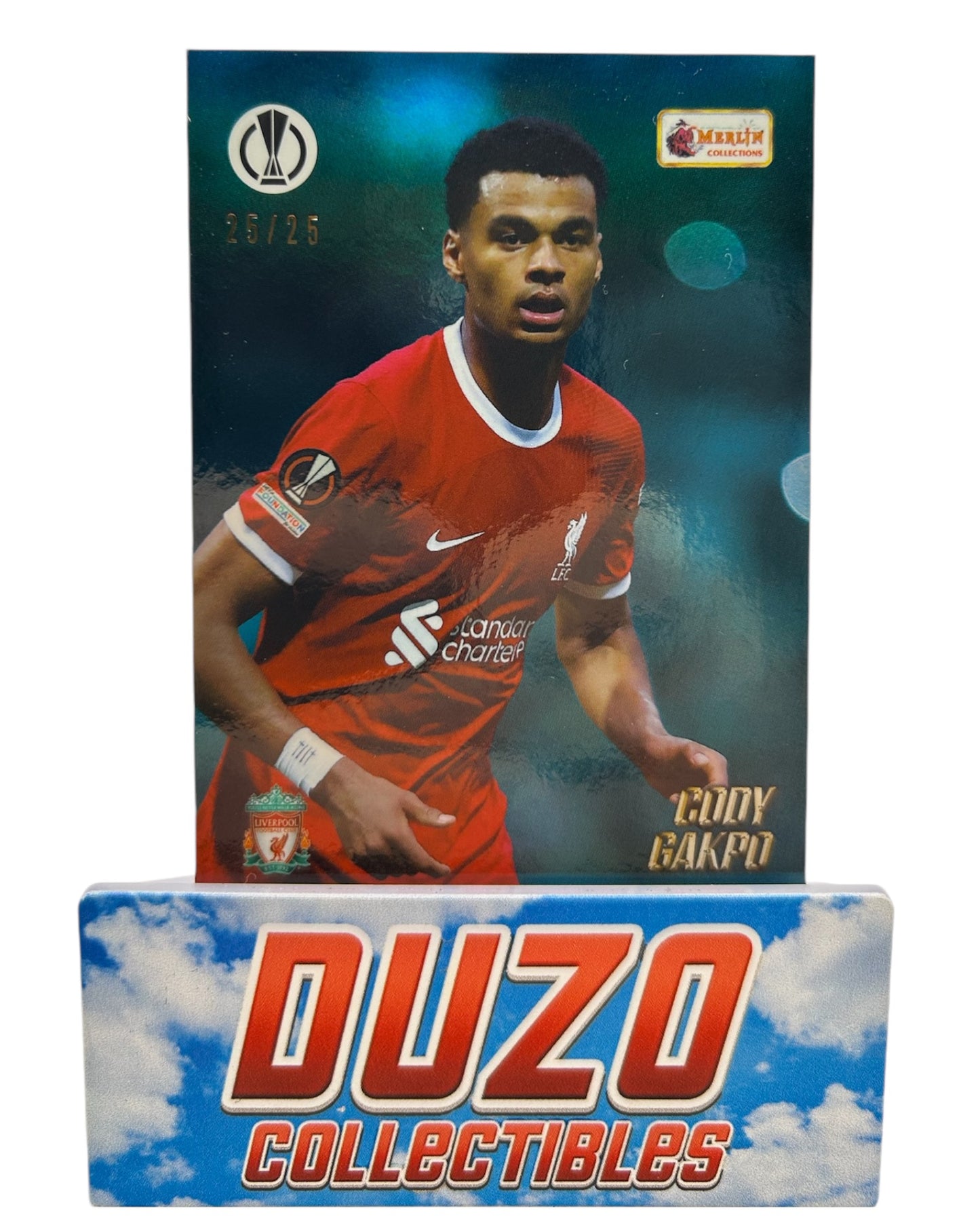 Cody Gakpo 25/25 Liverpool FC 2023-2024 TOPPS Merlin Heritage UEFA Club Soccer