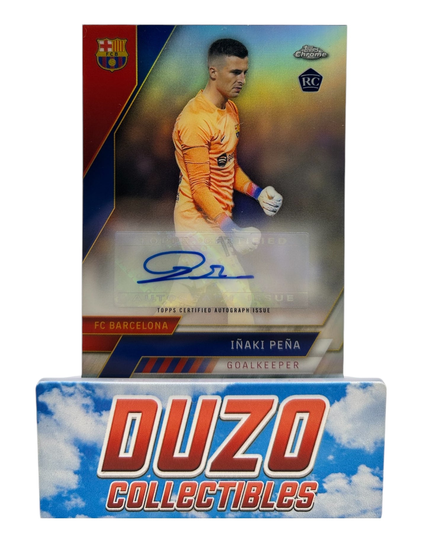 Inaki Pena Rookie Autograph AU-PE FC Barcelona Set 2023