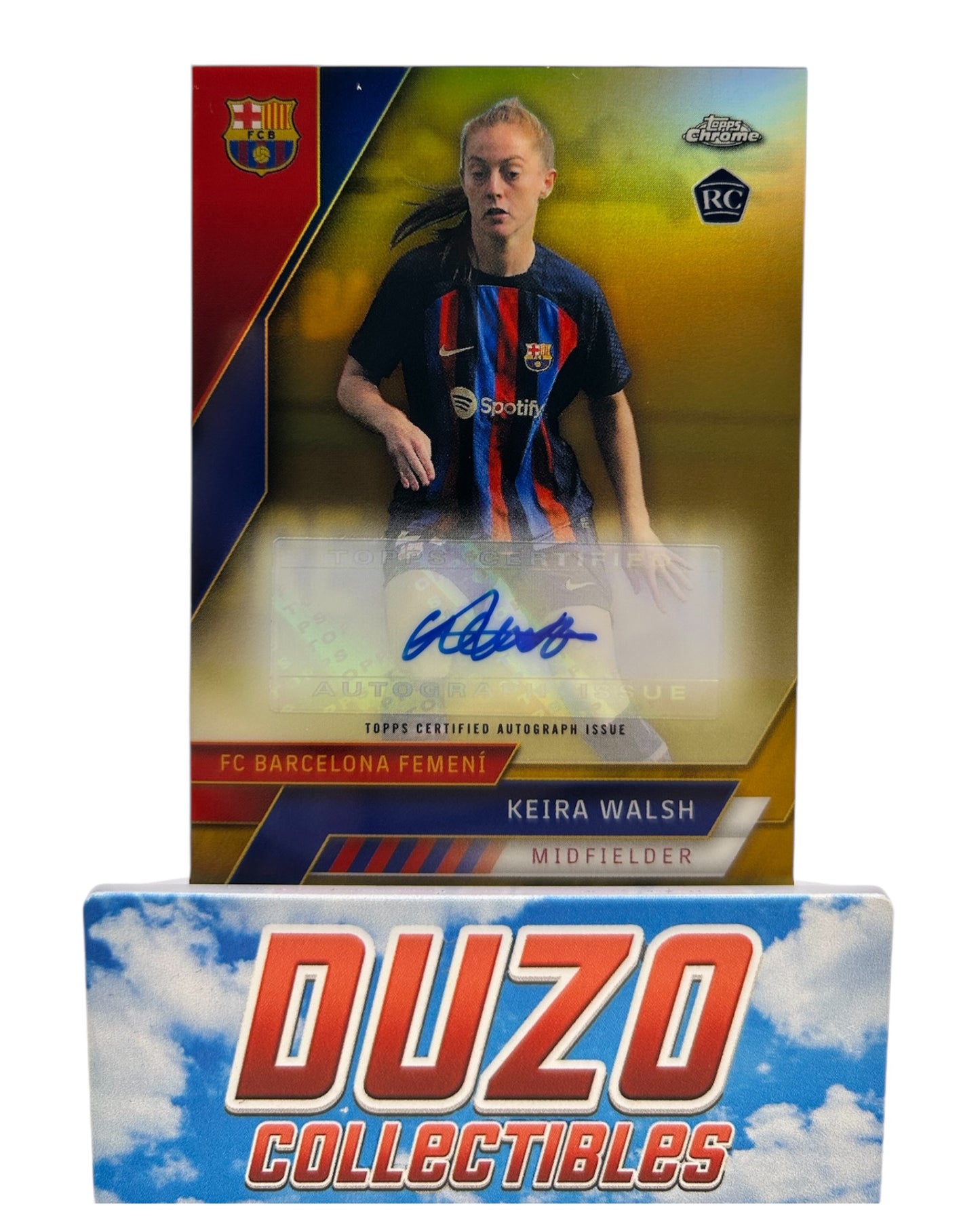 Keira Walsh Rookie Gold Autograph /50 AU-KW FC Barcelona Set