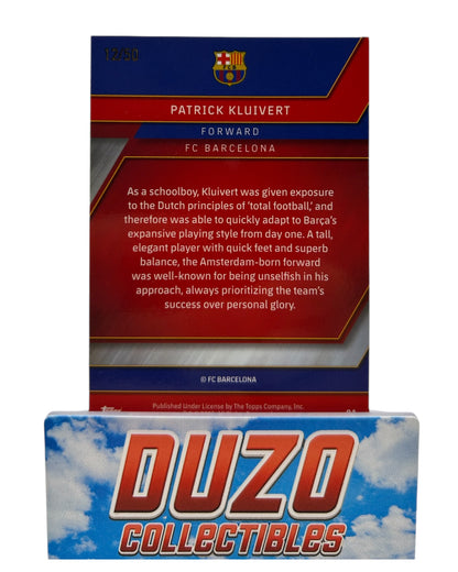 Patrick Kluivert /50 #84 FC Barcelona Set 2023