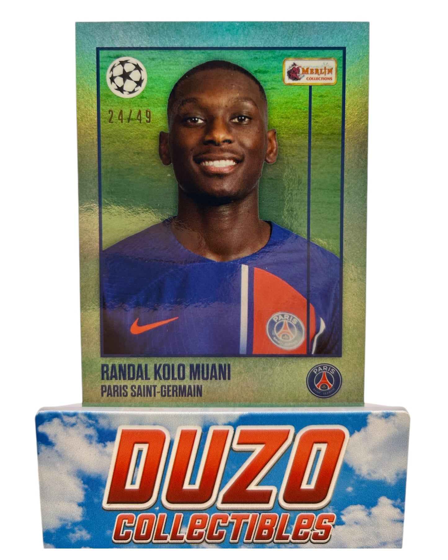 Randal Kolo Muani /49 Paris Saint-Germain 2023-2024 TOPPS Merlin Heritage UEFA