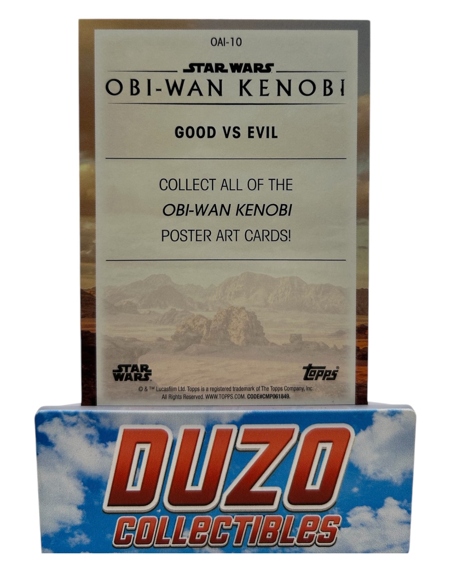 Good vs Evil Poster Art Card Obi-Wan Kenobi Series 1 OAI-10