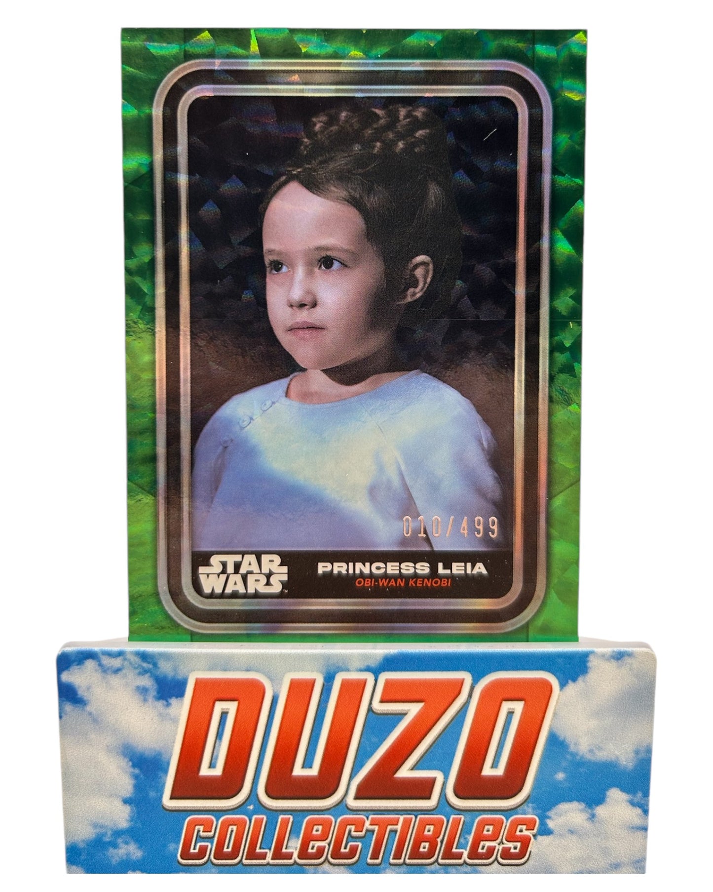 Topps Star Wars Flagship 2023 Princess Leia Green Foilboard #67 /499