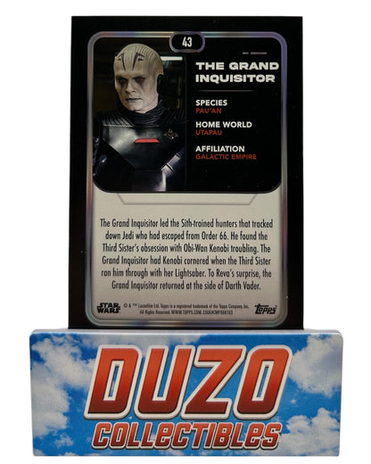 Topps Star Wars Flagship 2023 The Grand Inquisitor Orange Foilboard #43 /299