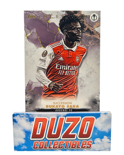 Bukayo Saka Arsenal FC Succession Topps Inception 2023