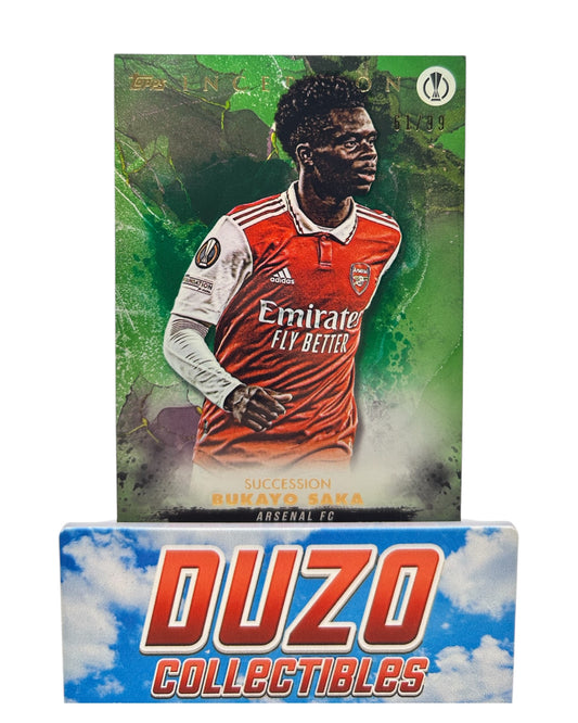 Bukayo Saka Arsenal FC Inception 2023 Green /99