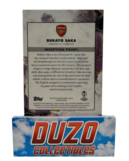 Bukayo Saka Arsenal FC Inception 2023 Green /99