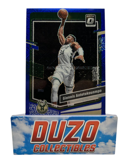 Giannis Antetokounmpo Blue Mojo /24 Paninin Donruss Optic 2023-24 No.53