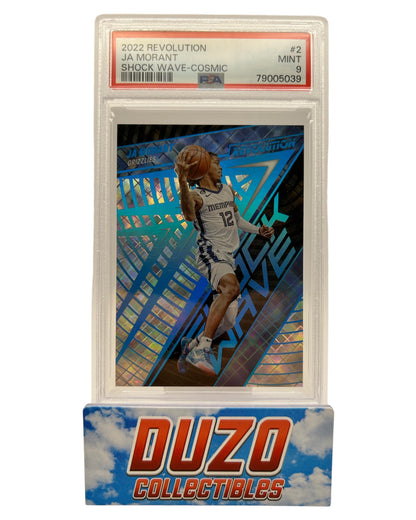 Ja Morant Shock Wave-Cosmic /99 2022 Panini Revolution Mint PSA9 #2