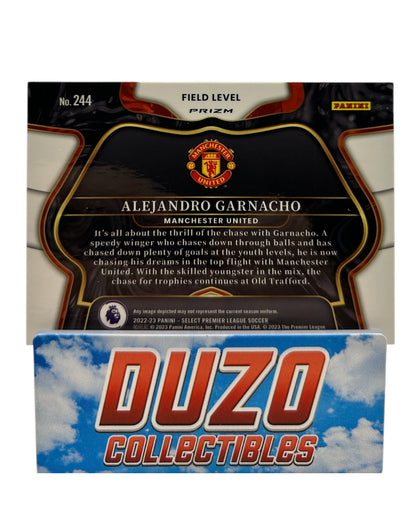 Alejandro Garnacho Rookie Silver Field Level 2022-23 Select Premier League Soccer No.244