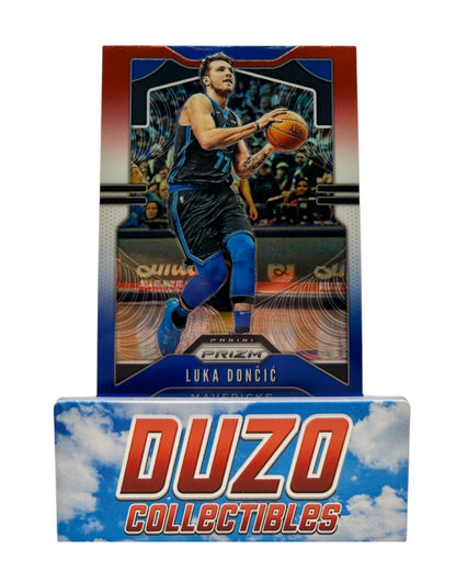 Luka Doncic Red&White&Blue Panini Prizm 2019-2020 No.75