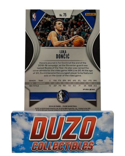 Luka Doncic Red&White&Blue Panini Prizm 2019-2020 No.75