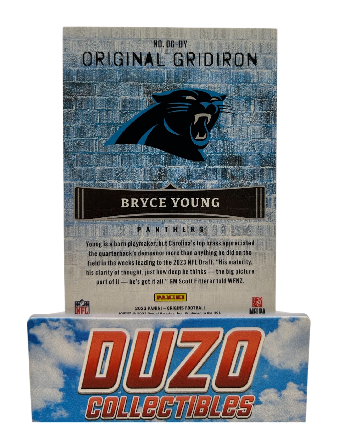 Bryce Young Rookie OG Panini Origins 2023 No. OG-BY