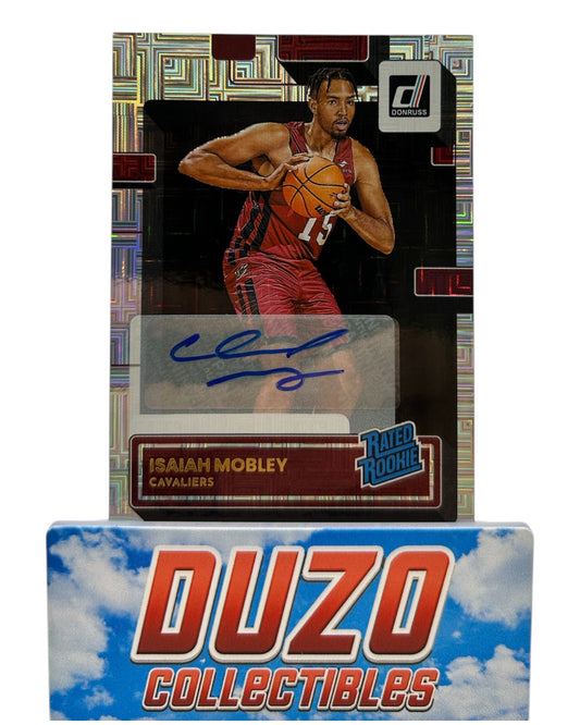 Isaiah Mobley Rated Rookie Mojo Autograph 2022-2023 Panini Donruss No.240