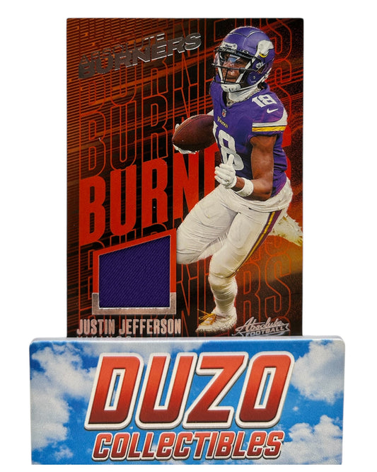 Justin Jefferson Burners Patch 2023 Panini Absolute No. AB-6