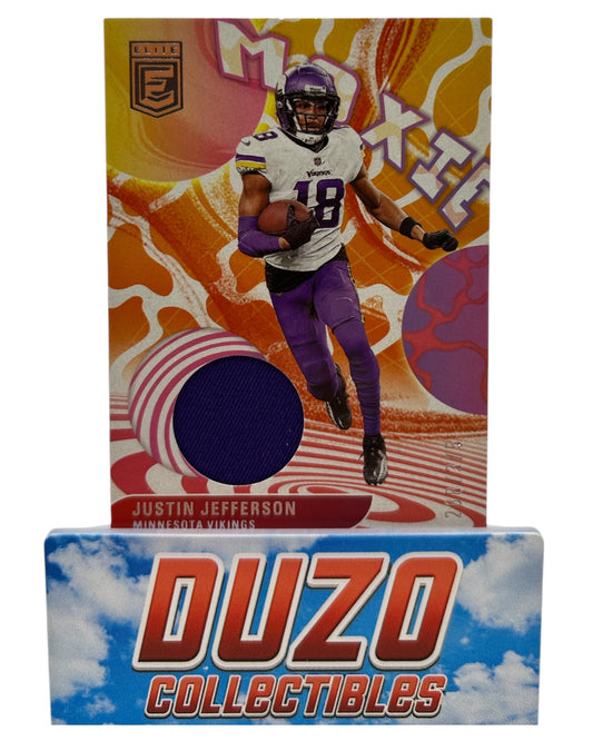 Justin Jefferson Moxie Patch /375 Panini Donruss Elite 2023 No.19