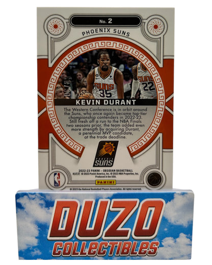 Kevin Durant Orbital /99 Panini 2022-23 Obsidian No.2