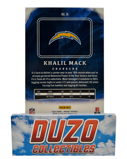 Khalil Mack Red /149 Panini Origins 2024 No.19