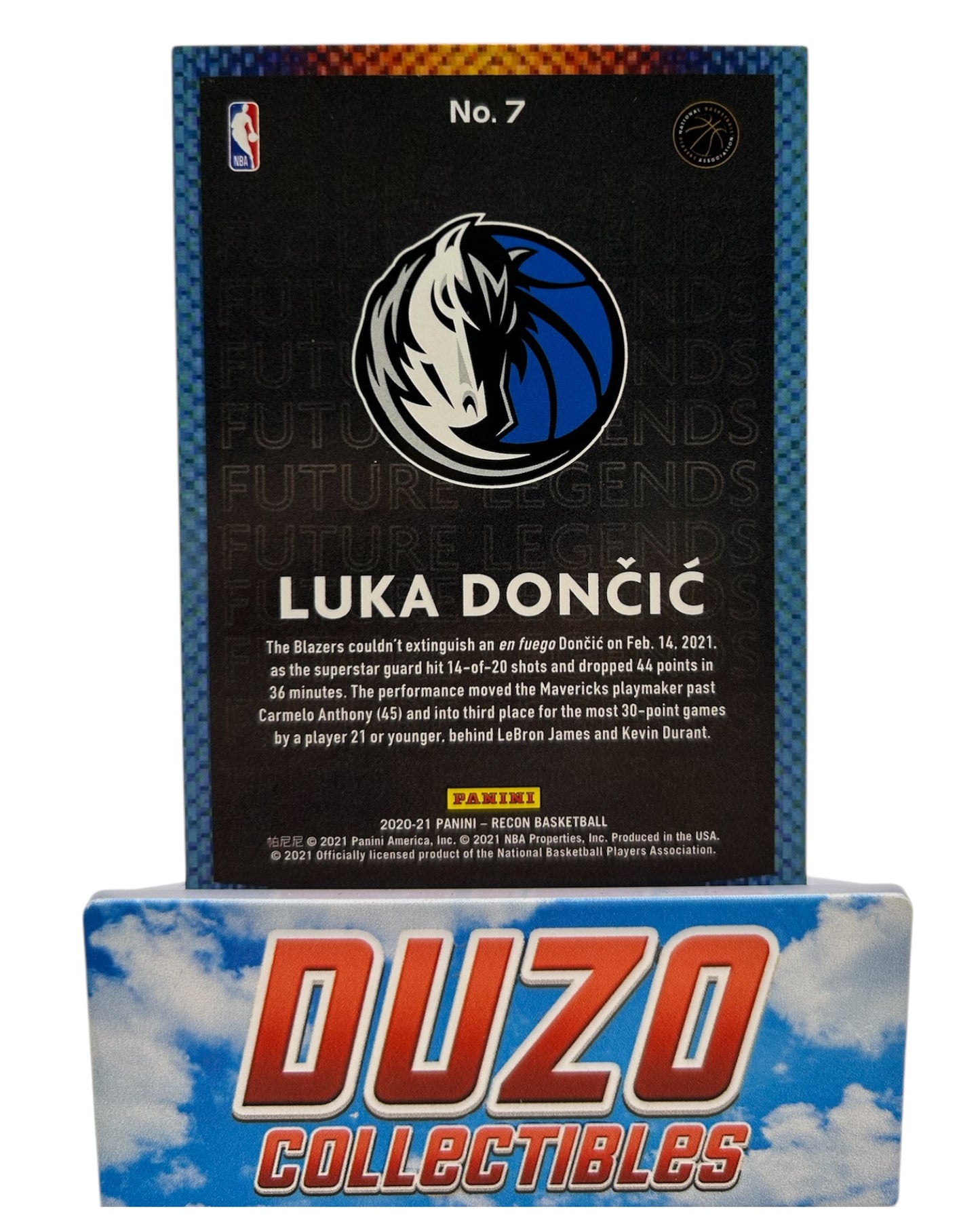 Luka Doncic Future Gends /99 2020-21 Panini Recon No.7