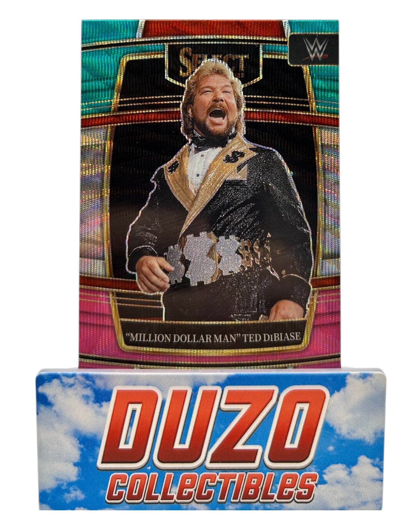 ''Million Dollar Man'' Ted Dibiase Green White Pink Panini Select 2022 No.88