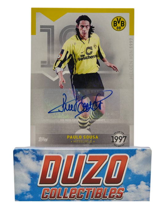 Paulo Sousa Autograph Topps Borussia Dortmund Set 2022-2023No.H87A-PS