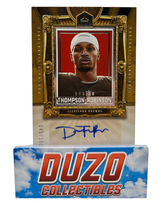 Dorian Thompson-Robinson Portrait Signatures /100 Panini 2024 Luminance #PS-DTR