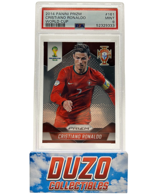 2014 Panini Prizm Cristiano Ronaldo World Cup No.161 PSA 9