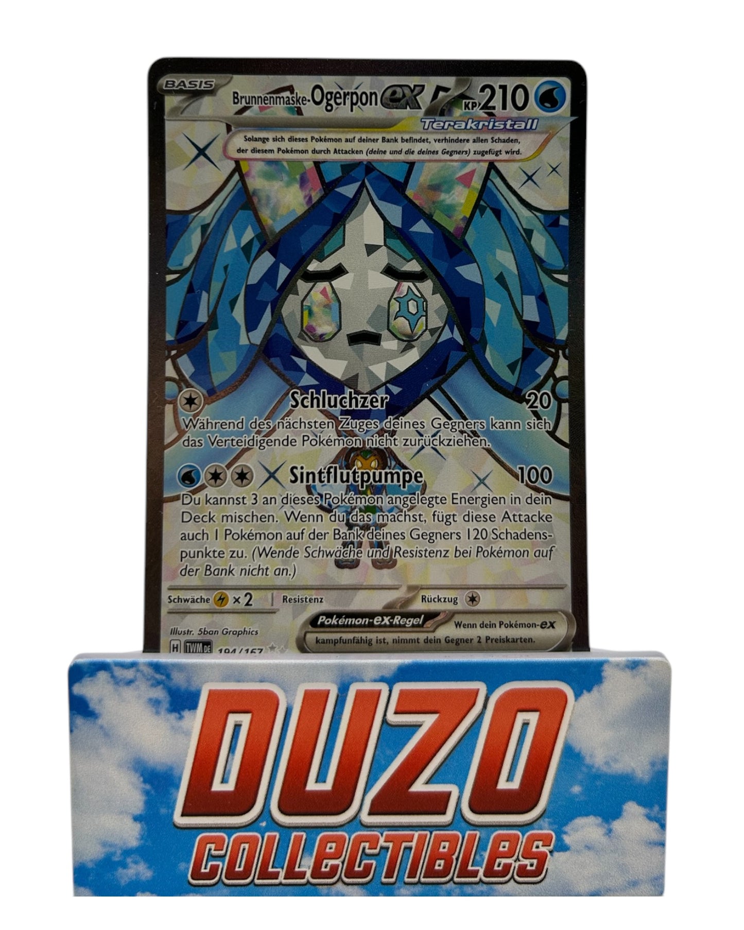 Brunnenmaske-Ogerpon EX Alt Art 194/167 Nintendo Maskerade im Zwielicht 2024