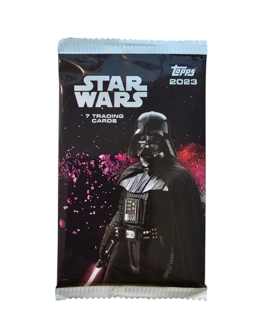 1 x Star Wars Topps 2023 Flagship Booster Pack