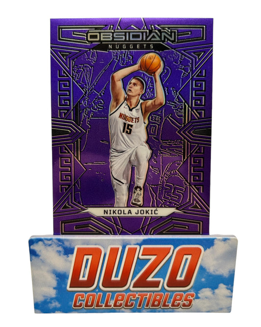 Nikola Jokic Purple /49 #111 2022-23 Panini Obsidian