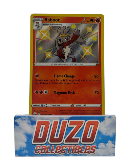 Scorbunny, Raboot & Cinderace Baby Shiny SV015-SV017/SV122 Nintendo Pokemon Shining Fates 2021